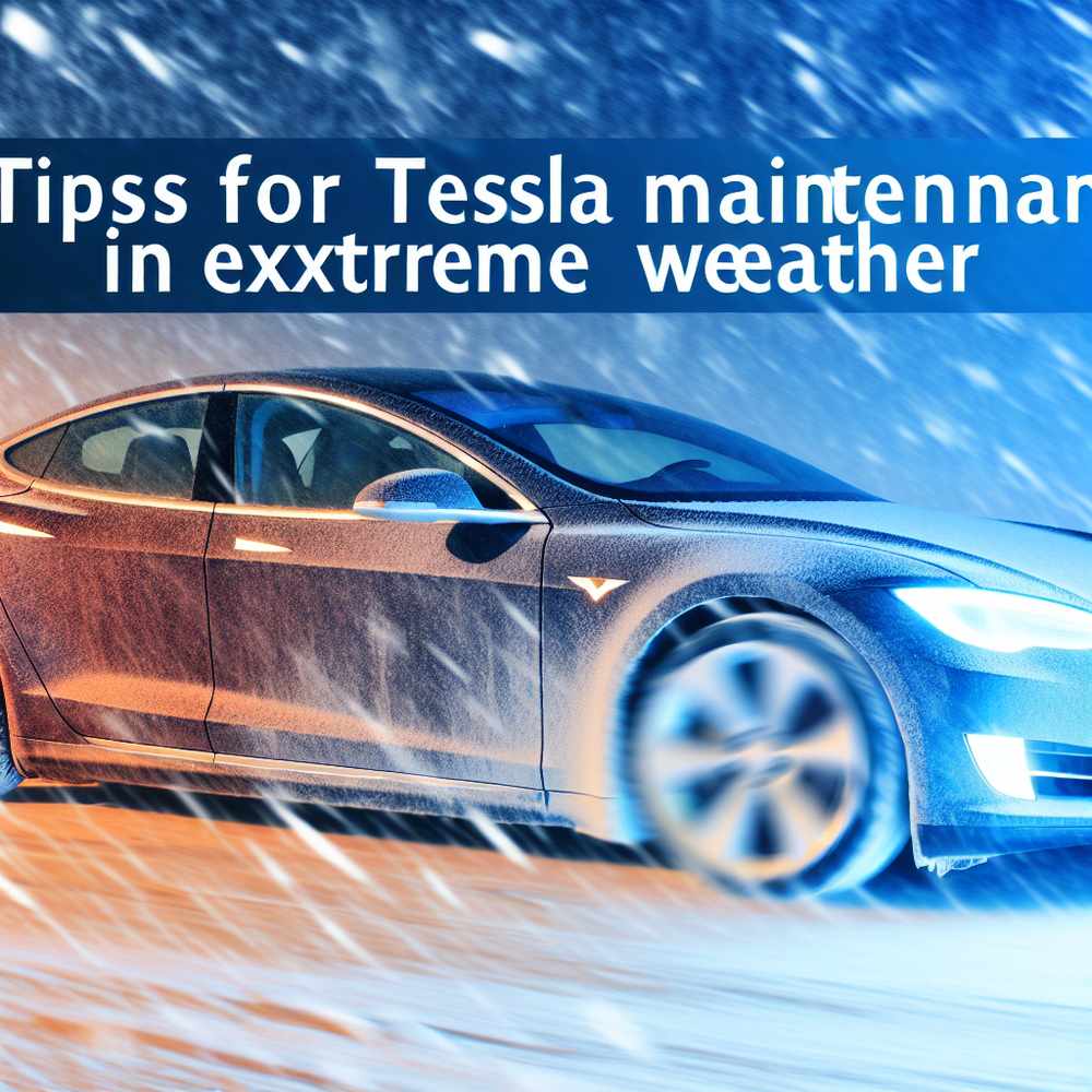 Tips for Tesla Maintenance in Extreme Weather